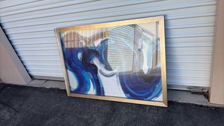 Large framed artwork
