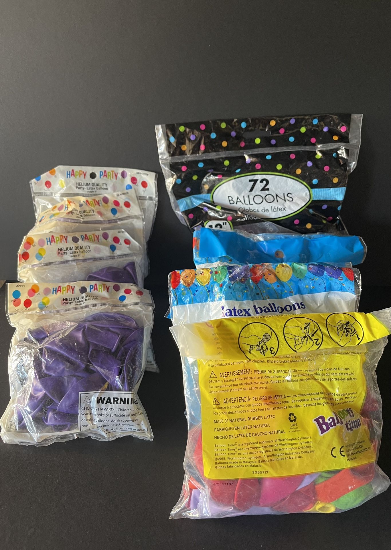 Assorted Latex Balloons