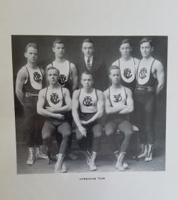 1916 UVA Gymnastics Team Photo