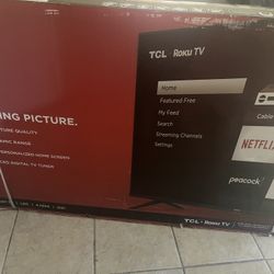 55” TCL ROKU SMART TV NEW