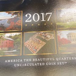 25 cents 2017 Set. UNC Condition 