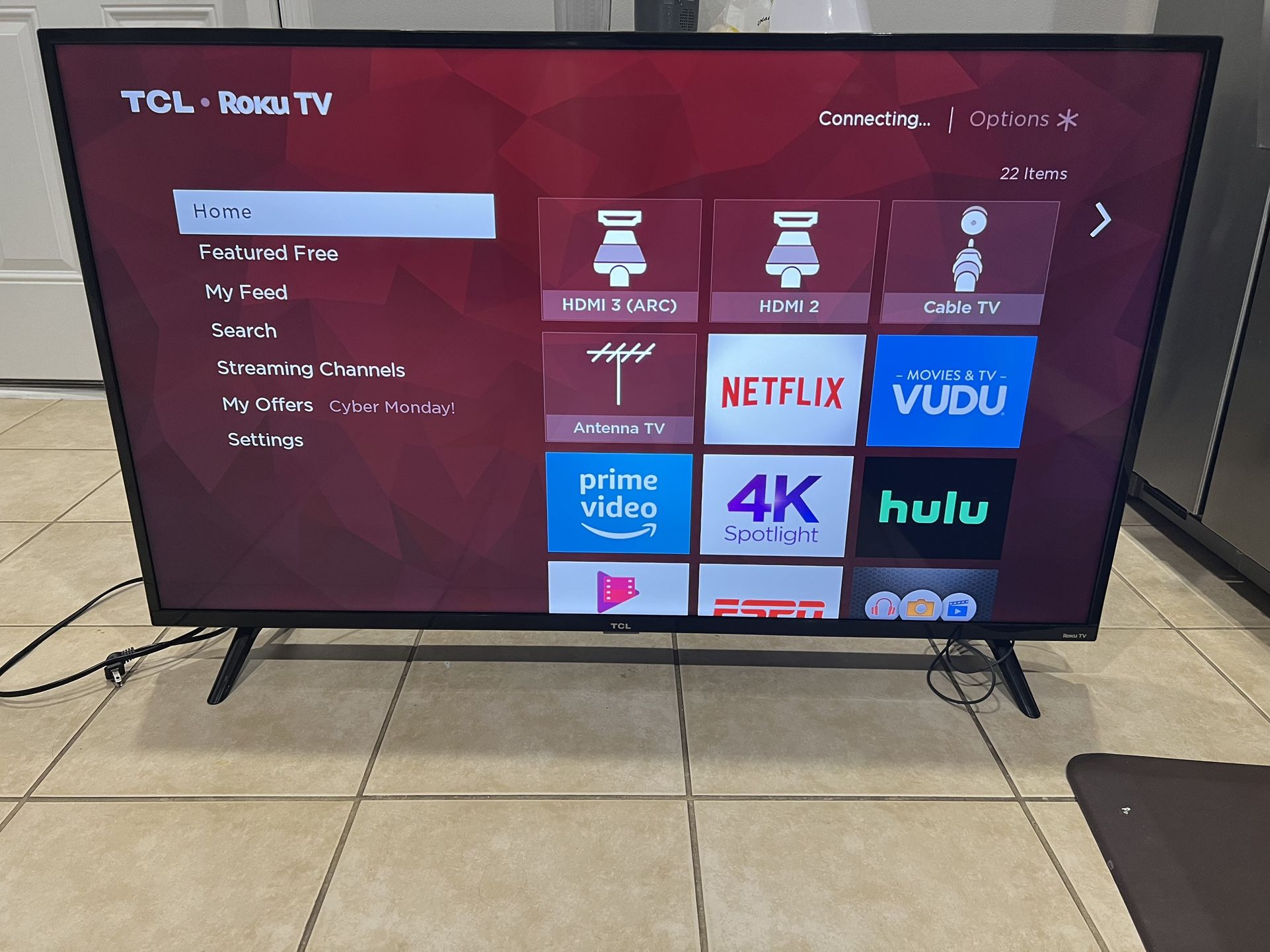 Great 50 Inch TCL Roku Smart TV