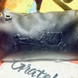 Coach Embossed Horse And Carriage Crossbody