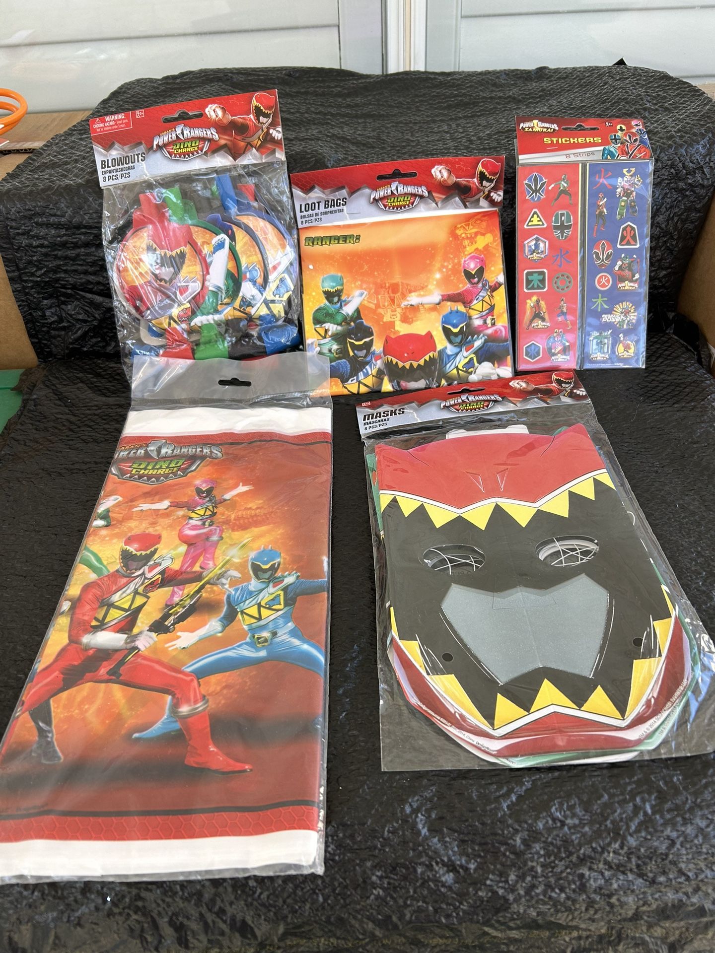 “POWER RANGERS” PARTY SUPPLIES -$5.00 FOR EVERYTHING