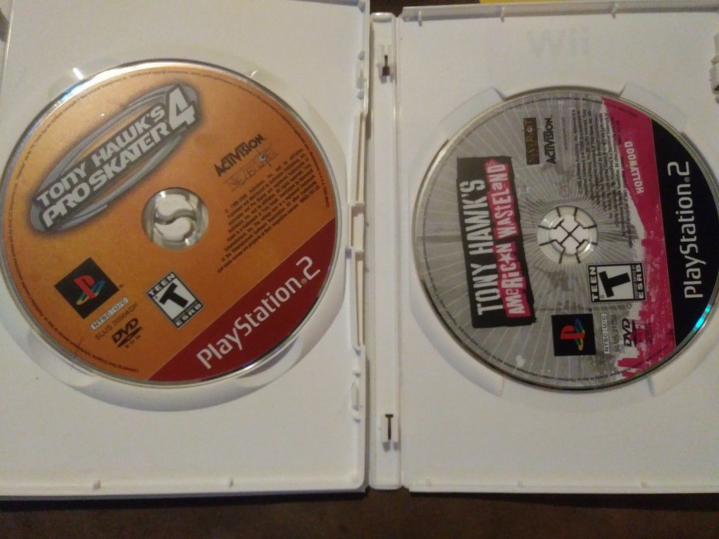 PS2 Tony Hawk 4 and American Wasteland