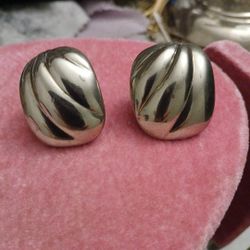 Silver 925 Silver Clip On Earrings  Plus Thease Are From Mexico