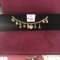 14kt Charm Bracelet 