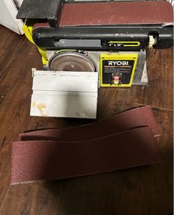 Ryobi belt and disc sander 4" x 36"