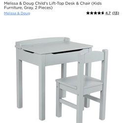 Melissa and Doug Childs Lift Top Desk And Chair 