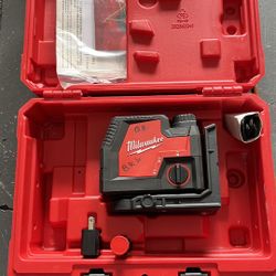 Milwaukee Cross Green Laser 