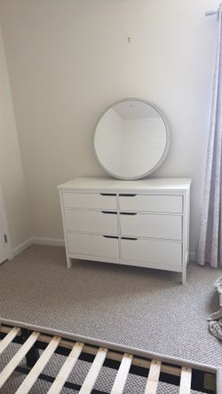 White dresser