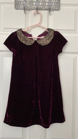 Fancy velvet girls dress size 5yr