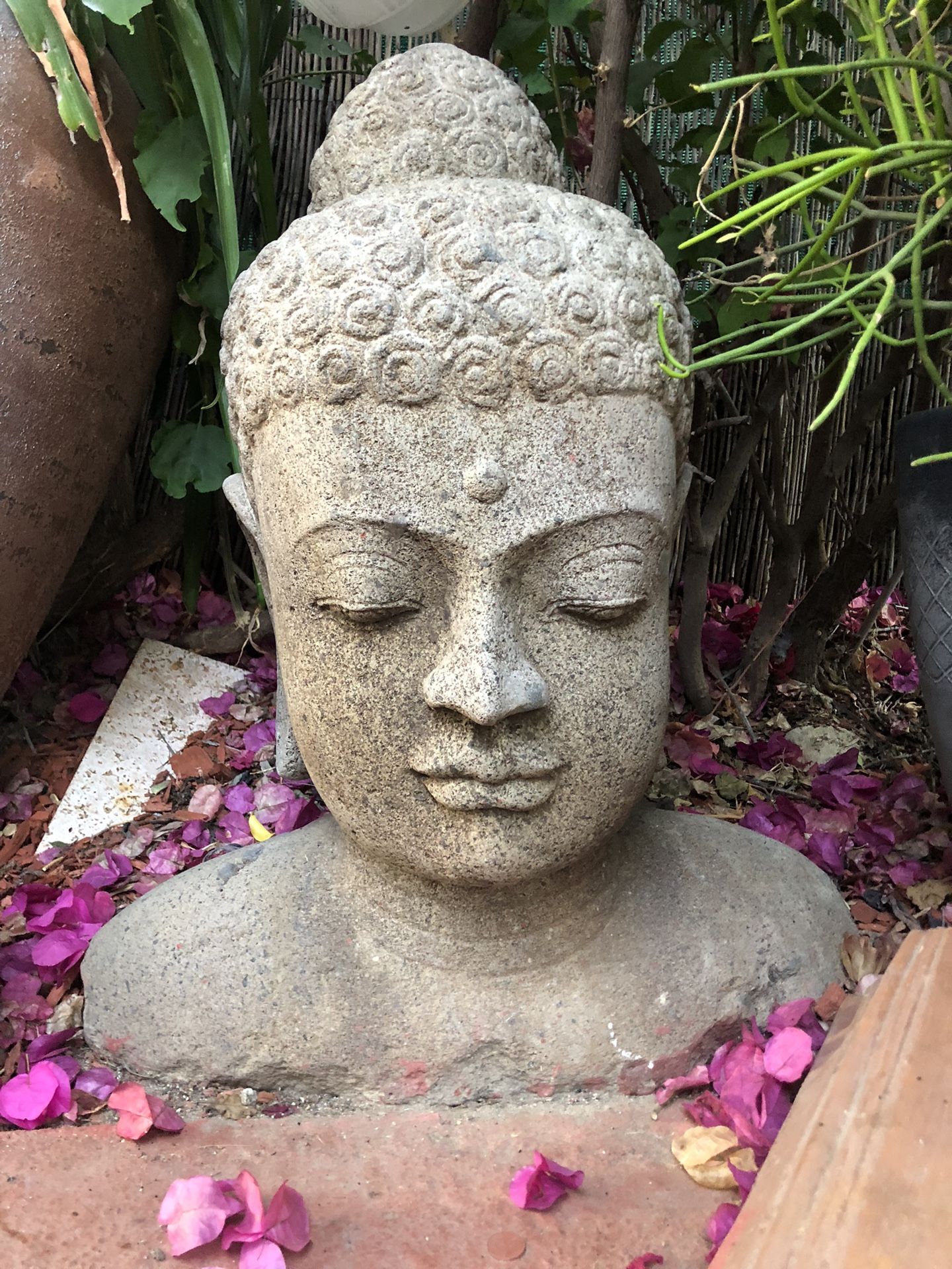 Stone Buddha Head
