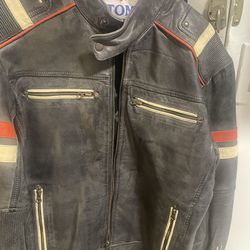 Leather jacket