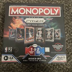 Sealed 2023-24 NBA Monopoly Prizm