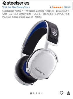 Steelseries Artic 7p+ wireless