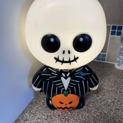Halloween Nightmare Before Christmas Jack Skellington  Blow Mold Decor New 12”