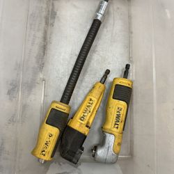 LOT OF 3* Dewalt Socket Extension/Adapters
