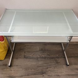 Glass & Metal Desk- Brand New