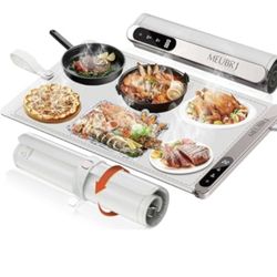 Food Warming Mat,6 Heat Settings and 6 Heat Timed Functionality 