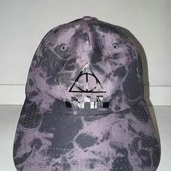 VANS Harry Potter Deathly Hallows Mens Strapback Hat Purple Tie Dye 