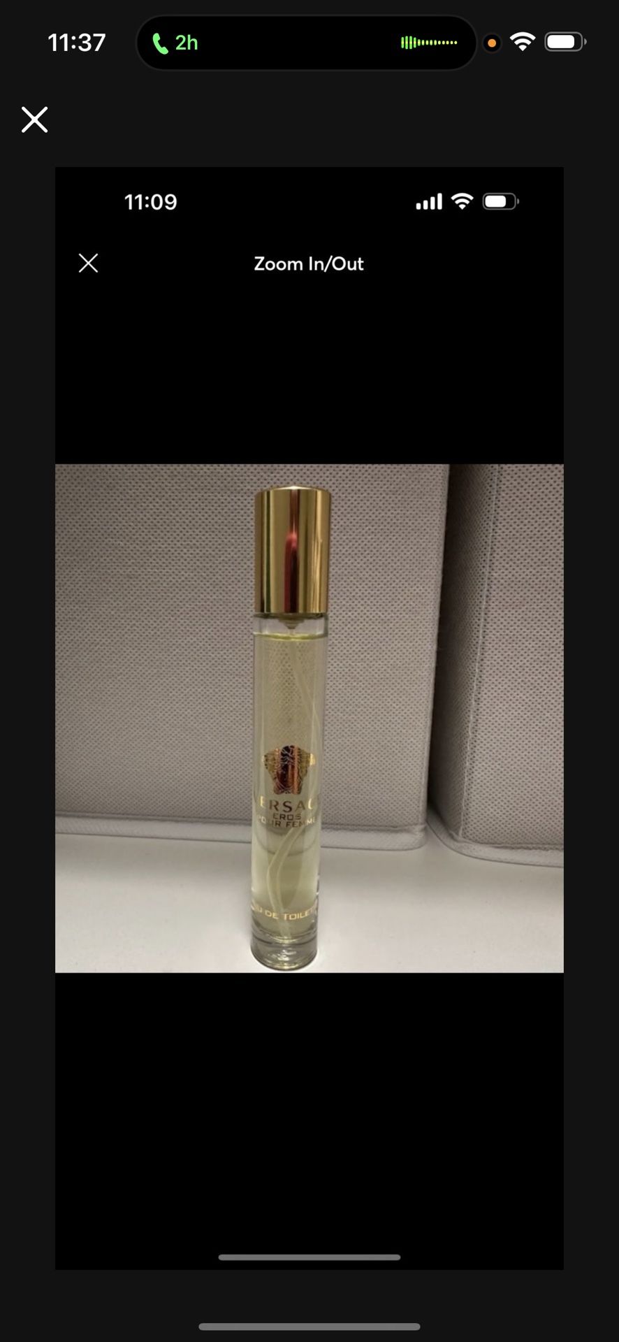 Versace travel spray 10ml Eros pour femme de parfum