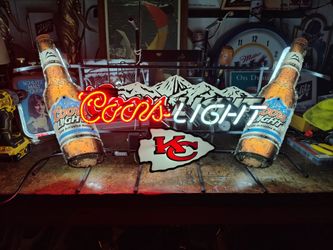 KC Chiefs neon sign
