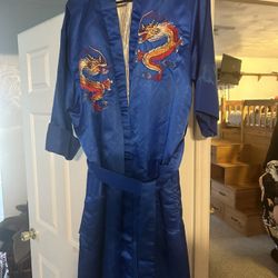 Vintage Chinese Smoking Robe