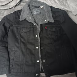 Levis Black Denim Jacket