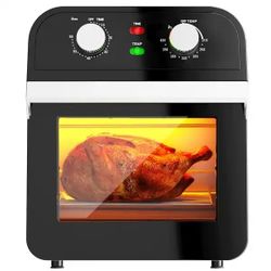 Costway 12.7QT Air Fryer Oven 1600W Rotisserie Dehydrator Convection New