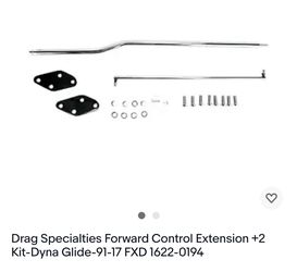 Drag Specialties 2” Forward Control Extension Kit Dyna FXD