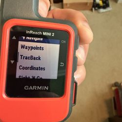 Garmin inReach Mini 2, Lightweight and Compact Satellite Communicator, Hiking Handheld, Orange