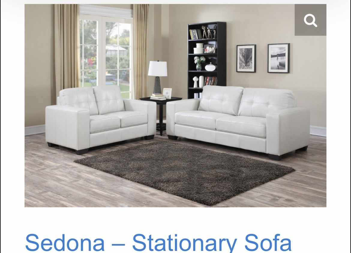 White Sofa Set