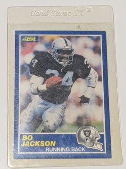 1989 Score Bo Jackson Rookie #2 Oakland Raiders trading card