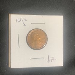 1952 S Wheat Penny