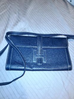 HERMES JIGE 29 LEATHER BLUE