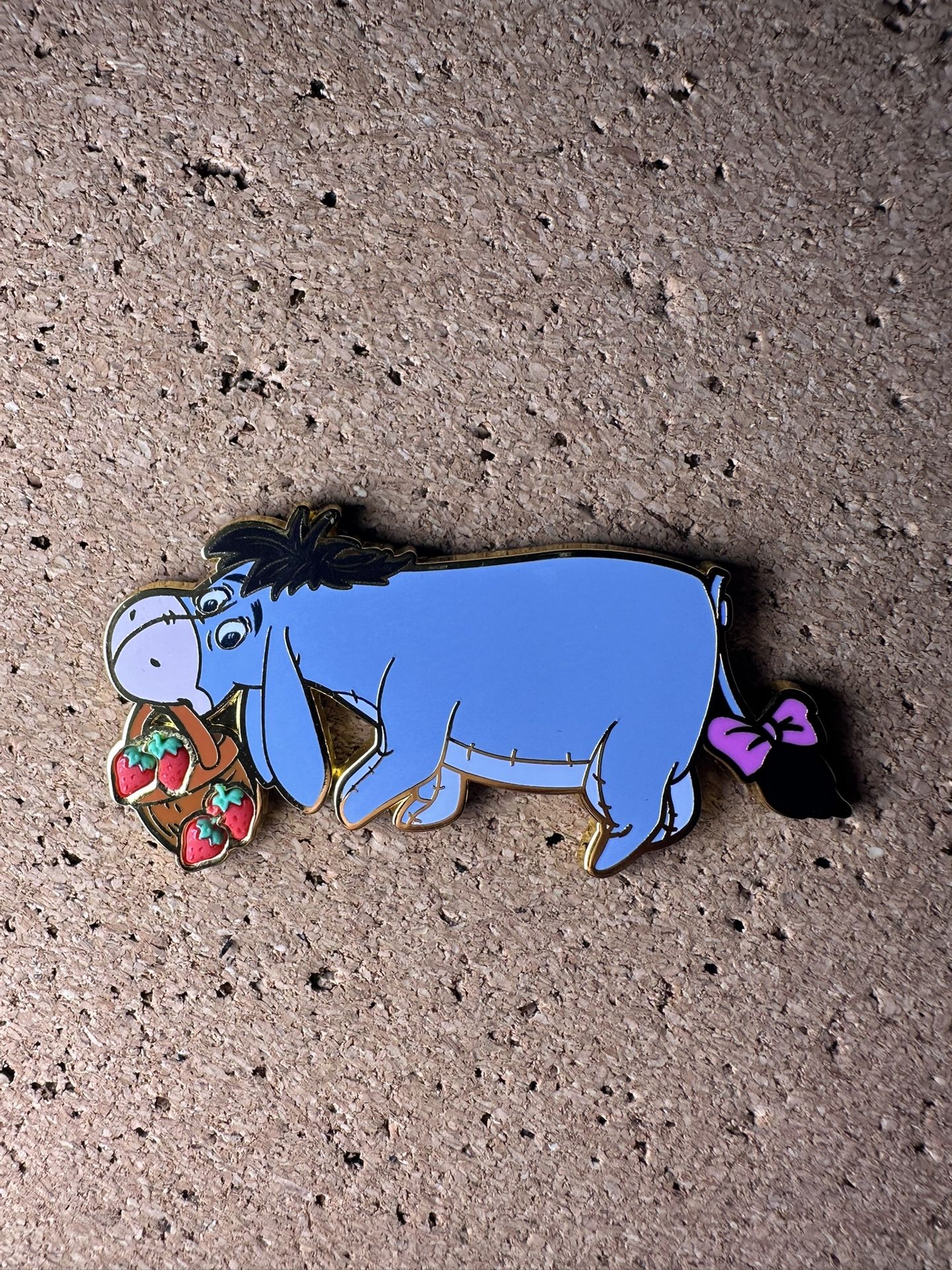 Disney Winnie the Pooh Strawberry Blind Box Enamel Pin - Eeyore F4