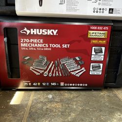 Husky New Mechanical Tool Set 270 Pcs