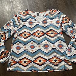Womans Long Sleeve Shirt Size XL By SHEIN #9
