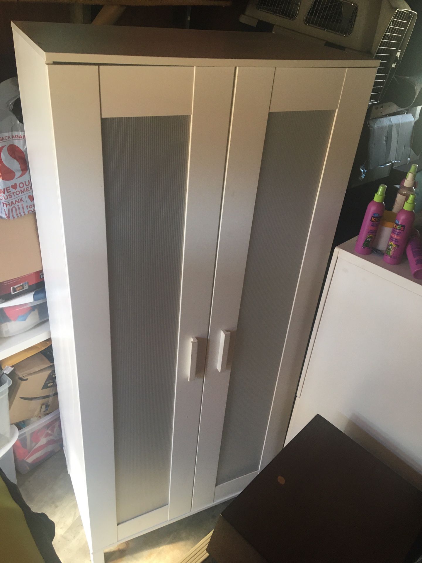White Closet/armoire/cabinet