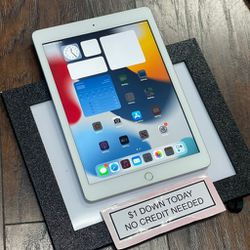 Apple IPad 5th Tablet -PAYMENTS AVAILABLE-$1 Down Today 