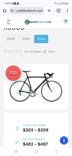 2004 Cannondale road bike