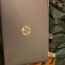 grey-blue HP Touchscreen Laptop