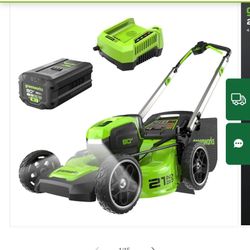 80V 21" Cordless Battery 4-in-1 Push Lawn Mower w/ 5.0Ah Battery & 4A Charger
