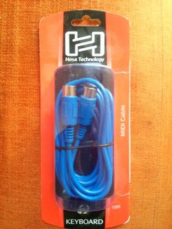 MIDI cable - blue 10ft