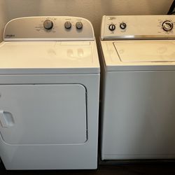 Top Load Washer And Electric Dryer 