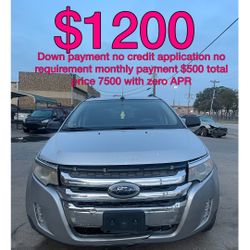 2014 Ford Edge No Credit Application No Requirement