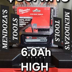 Milwaukee Batería 6.0Ah High Output M18 🔋