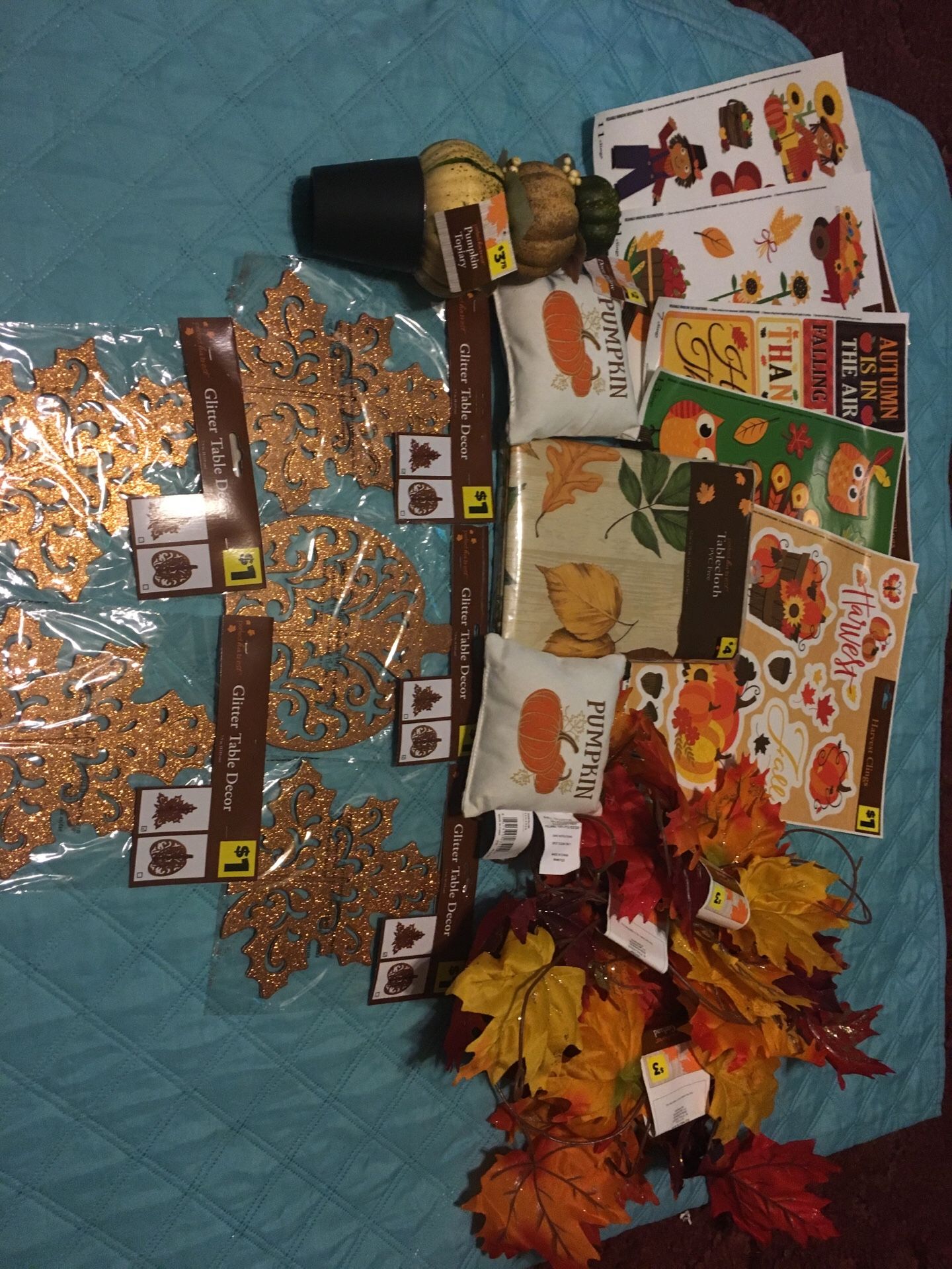 Fall decor for household decorations All included