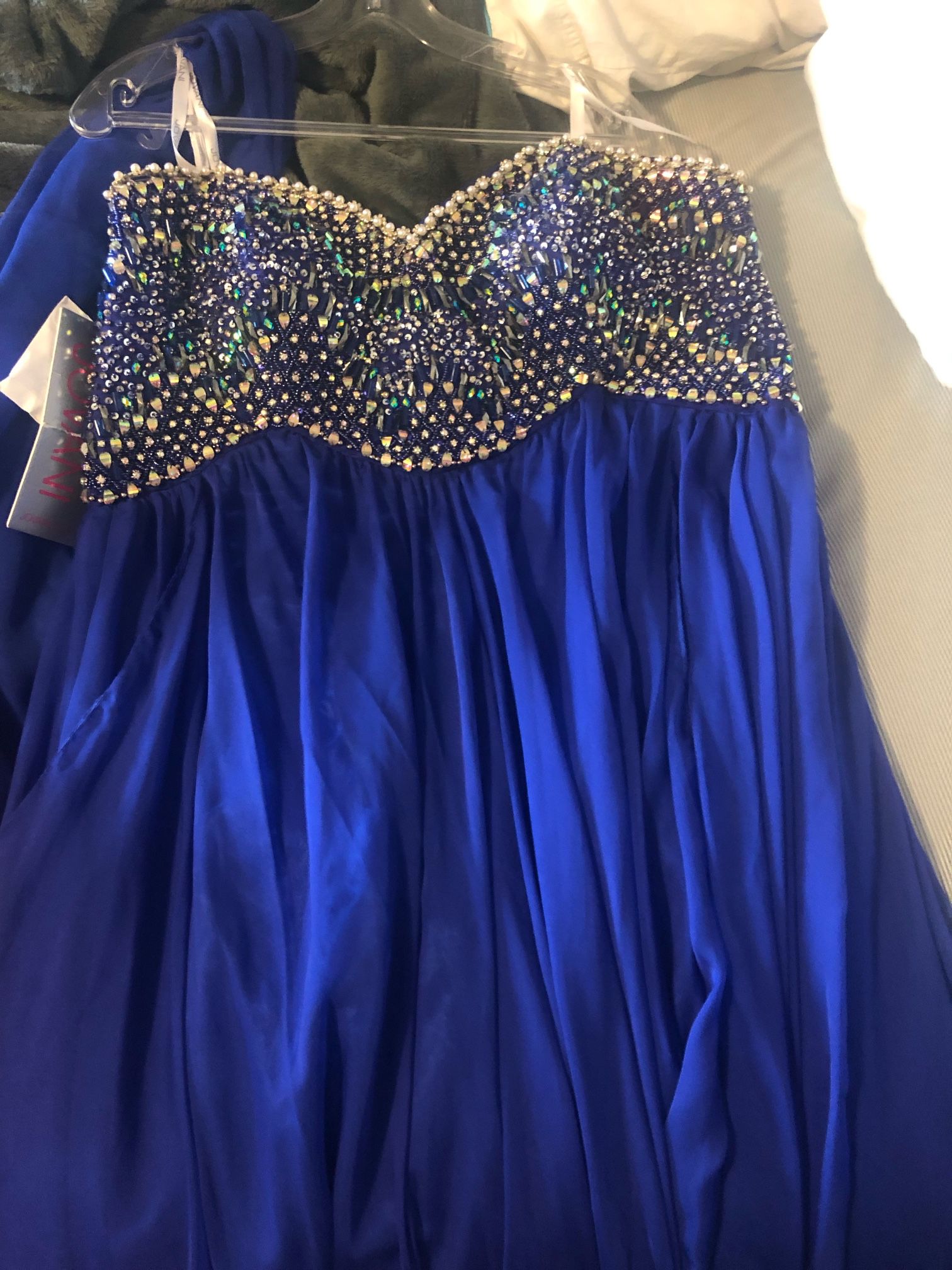 New Jovani Royal Blue Dress